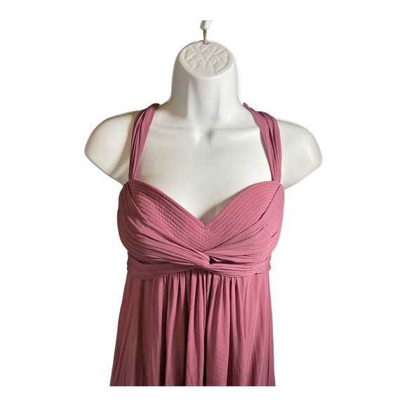 BCBGMAXAZRIA Grecian styled formal gown, Grape color, Size S - Picture 4 of 6